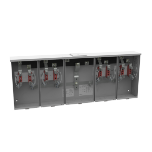 Milbank U1234-X-HSP 4 Terminal Ringless Large, Closing Plate Stainless Steel, Hasp 4 Position