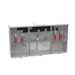 Milbank U1252-X-HSP 4 Terminal Ringless Large, Closing Plate 2 Position, Stainless Steel Hasp 200 Ampere