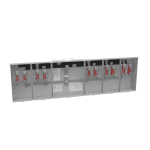 Milbank U1255-X-HSP 4 Terminal Ringless Large, Closing Plate 5 Position, Stainless Steel Hasp