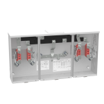 Milbank UAP1252-X-HSP 4 Terminal Ringless Large, Closing Plate 2 Position, Stainless Steel Hasp, Aluminum Painted
