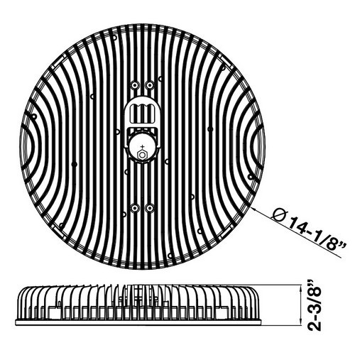 Morris 74293 UFO Econo 240W 5K 120-277V ETL