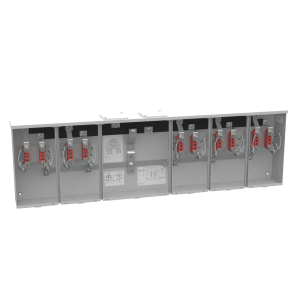 Milbank UAP1255-X-HSP 4 Terminal Ringless Large, Closing Plate Stainless Steel, Hasp 5 Position
