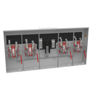 Milbank U2874-XT-HSP 5 Terminal Ringless 2 Large, Closing Plates Lever Bypass 4, Position Stainless Steel Hasp