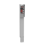 Milbank U5136-O-200S-FMG 4 Terminal Ringless Plain Top 1-200 Ampere Main Breaker Single Pedestal Direct Bury Florida Meter Group