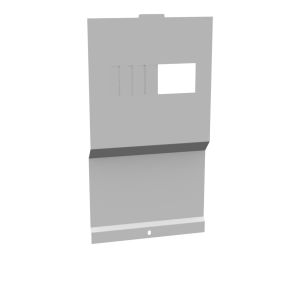 Milbank Z819294-SC Deadfront For Versa Ped Type Pedestal With 2 Receptacle, Cutout Opening