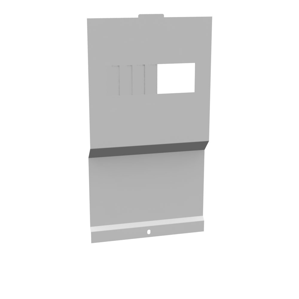 Milbank Z819294-SC Deadfront For Versa Ped Type Pedestal With 2 Receptacle, Cutout Opening