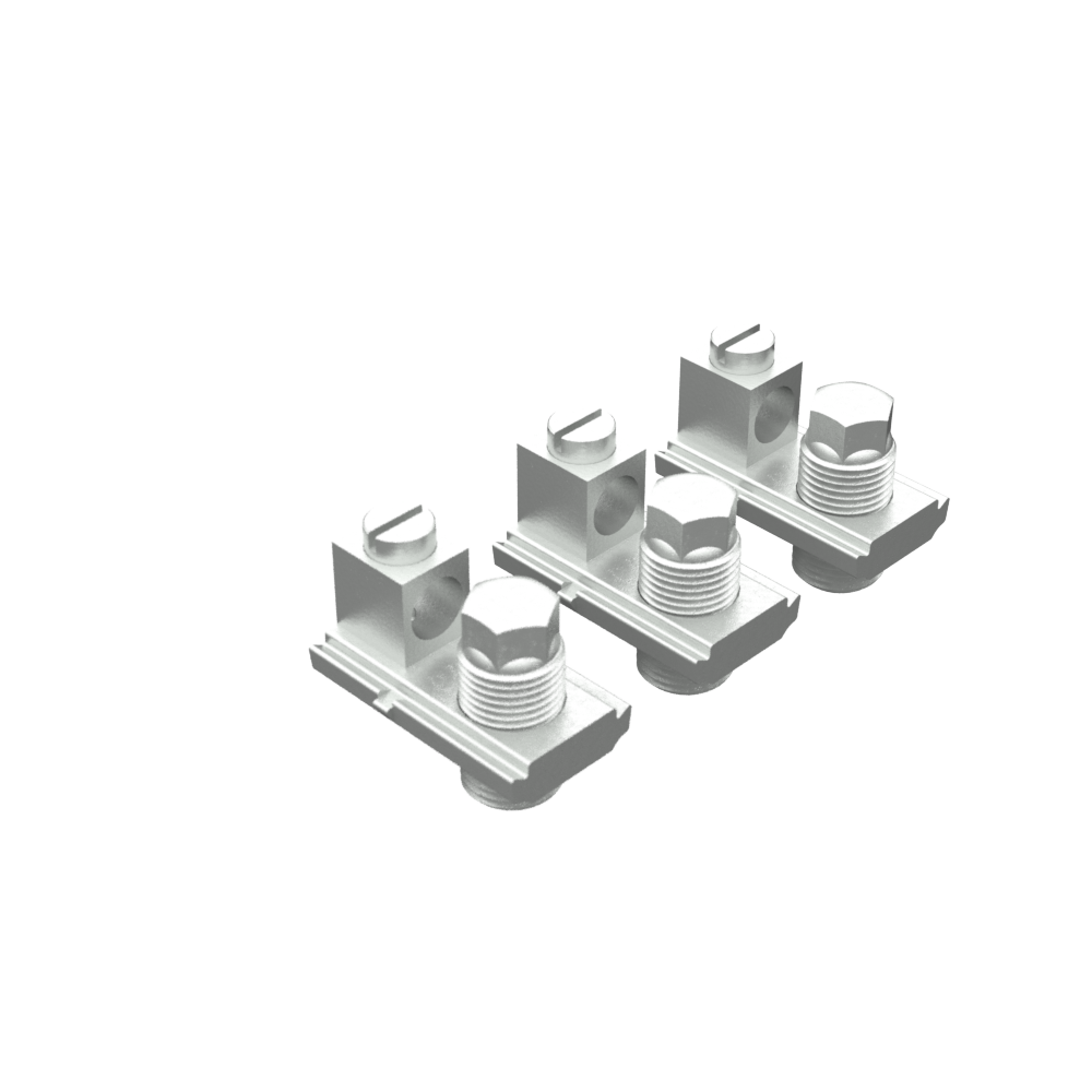Milbank K4977-EXT Tap Connector Kit External Hex Slide Nut With 14-1/0 Box Connector 300 Volt Maximum 3 Per Kit