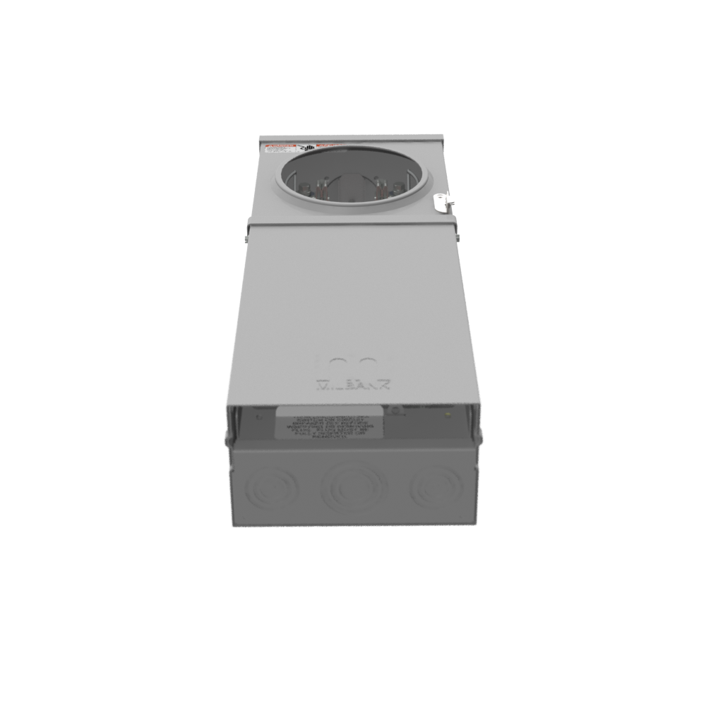 Milbank U5101-XL-11GR 4 Terminal Ringless Small, Closing Plate 520GR 520GR, Surface Mount