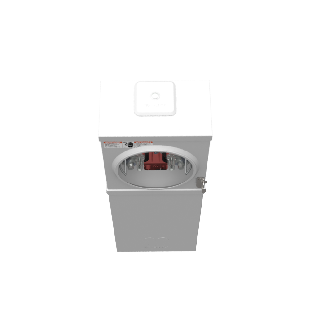 Milbank U5101-XL-11GR 4 Terminal Ringless Small, Closing Plate 520GR 520GR, Surface Mount