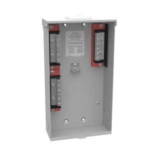 Milbank U4544-XL 100 Ampere 1phase 600 Volt 10in-18in-4in Painted Steel, Lift Off Front Hasp 6 Lugs Per Landing 10k