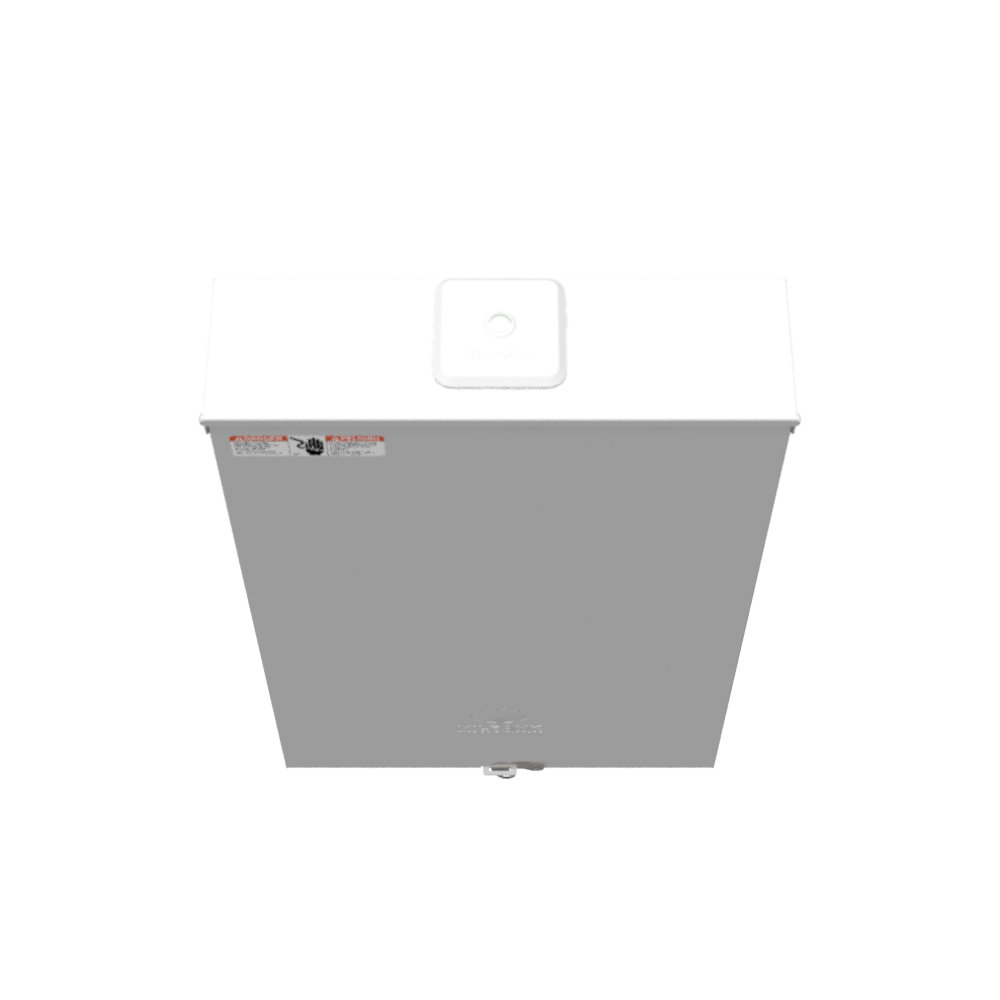Milbank U4540-XL 200 Ampere 1phase 600 Volt, 15in-23in-4in Painted Steel, Lift Off Front Hasp 6 Lugs, Per Landing 10k