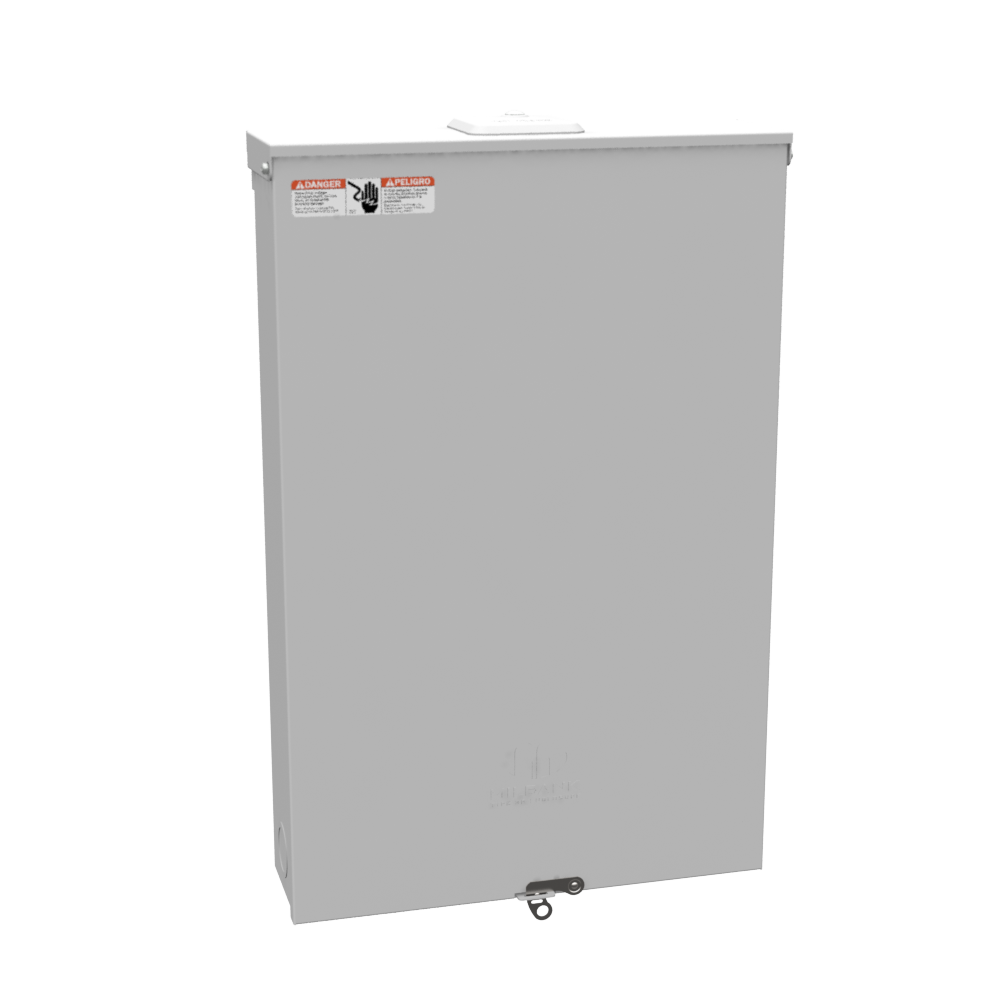 Milbank U4542-XL 200 Ampere 3 Phase 600 Volt 15in-23in-4in Painted Steel Lift Off Front Hasp 6 Lugs Per Landing 10k
