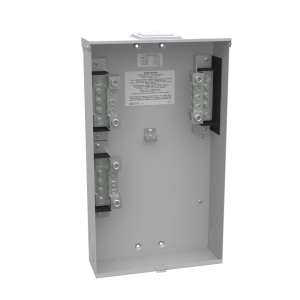 Milbank U4548-RXL400 Ampere 1phase 600 Volt 16in-27in-5in Painted Steel, Lift Off Front Hasp 5 Lugs Per Landing 10k