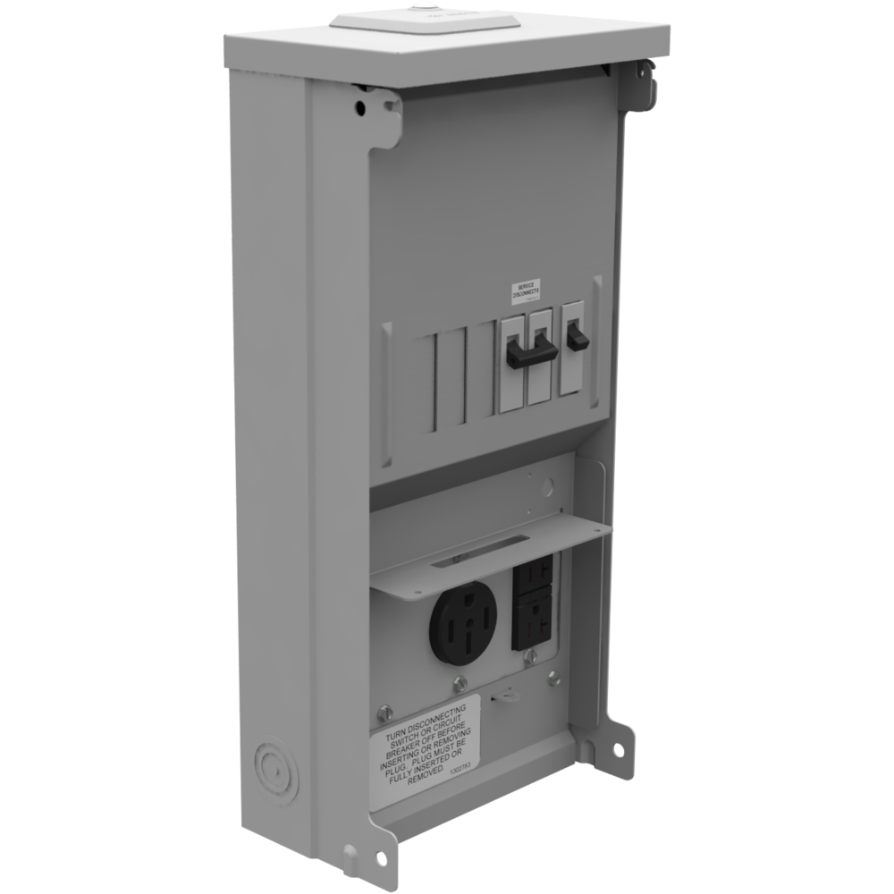 Milbank U5000-XL-55 Unmetered Small Closing, Plate 1450 520GR Surface Mount