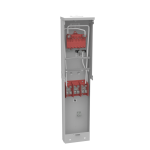 Milbank U5210-XL Unmetered Small Closing, Plate Single Pedestal Pad Mount