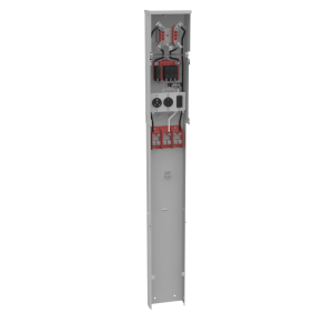 Milbank U5300-O-75 4 Terminal Ring Type Plain, Top 1450 TT30 520GR Single, Pedestal Direct Bury