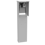 Milbank U5951-O-55 Unmetered Plain Top 1450, 520GR Single Pedestal Pad Mount