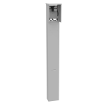 Milbank U5952-O-55 4 Terminal Ring Type Plain, Top 1450 520GR Single, Pedestal Direct Bury Voyager