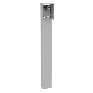 Milbank U5952-O-55 4 Terminal Ring Type Plain, Top 1450 520GR Single, Pedestal Direct Bury Voyager