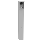 Milbank U5952-O-332 4 Terminal Ring Type Plain, Top TT30 TT30 520GR Single, Pedestal Direct Bury