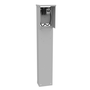 Milbank U5953-O-75 4 Terminal Ring Type Plain, Top 1450 TT30 520GR Single, Pedestal Pad Mount Voyager