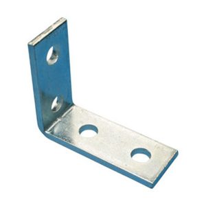 nVent Caddy L220000EG 2-2 Hole Corner Angle Bracket, 4.125in x 3.5in