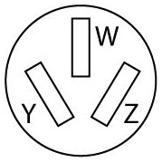 Midwest BR53 50A RECEPTACLE - 3P3W