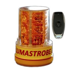 LUMASTROBE LX-36-RC REMOTE CONTROLLED LED BEACON BATTERY POWERED
