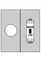 Midwest MS150C 150A SURFACE MTRD 17X26 SIDE/SIDE
