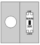 Midwest MS250C 200A SURFACE MTRD 17X26 SIDE/SIDE