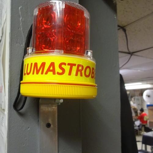 LUMASTROBE LX-18-LBR LED STROBE WARNING LIGHT W/ STEEL L BRACKET
