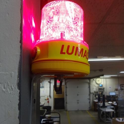 LUMASTROBE LX-18-LBR LED STROBE WARNING LIGHT W/ STEEL L BRACKET