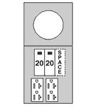 Midwest R011C010 100A SURFACE MTRD 20/20GFCI