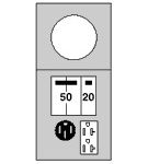 Midwest R055C010 70A SURF MTRD 50/20GFCI