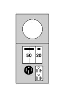 Midwest R055C010 70A SURF MTRD 50/20GFCI