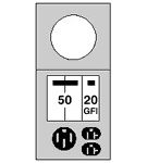 Midwest R055G 70A SURFACE MTRD 50/20GFCI