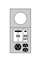 Midwest R055G 70A SURFACE MTRD 50/20GFCI