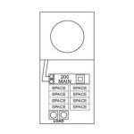 Midwest R208CP6HP 200A HEADPOST METERED