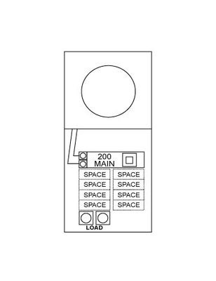 Midwest R208CP6HP 200A HEADPOST METERED