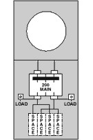 Midwest R281C1B6H 200A B/B HEADPOST METERED