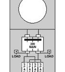 Midwest R281C1P6H 200A HEADPOST METERED