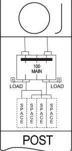 Midwest R481C1P6H034 200A HEADPOST METERED LEVER BYPASS