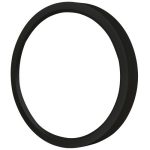 Morris 72293 6" Edgelite Black Plastic Rin
