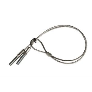 Morris 17226 Wire Rope 1ft x 1/8 w/Stud