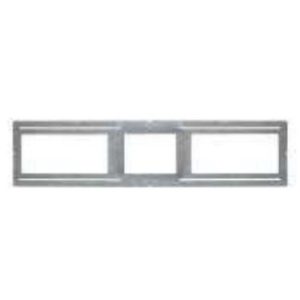 Westgate SSL4-RI LED 4 Inch Square Rough-In Plate 26 Inch Long White Powder Coat Finish