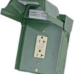 Midwest U010010GRP 20A GFCI SURFACE UNMETERED GREEN