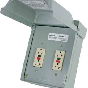 Midwest U011010 20A SURFACE UNMETERED 20GFCI/20GFCI