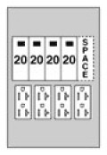 Midwest U014C010 100A SURFACE UNMETERED (4) 20A GFCI
