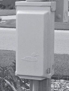 Midwest U014CP6010 100A POST UNMETERED (4) 20A GFCI