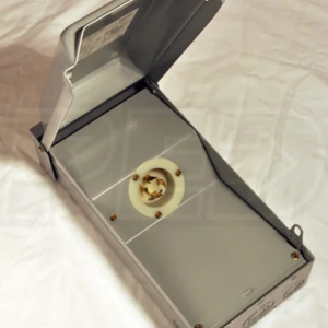 Midwest U030ND PWR INLET 30A 1P 3R G90 STL NO DUCK
